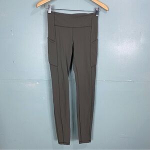 Lululemon‎ Speed Up Tight Green 28” W5BJHS Sz 4